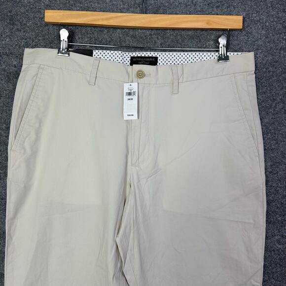 NWT BANANA REPUBLICA AIDEN SLIM-FIT SUMMER-WEIGHT CHINO MEN’S SZ 38x30 - Picture 3 of 9